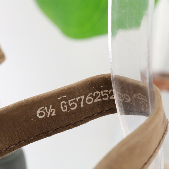 Solidus Womens Sandal Size 8.5 Brown Leather Three Point Adjustable Strap Comfy - Picture 8 of 12